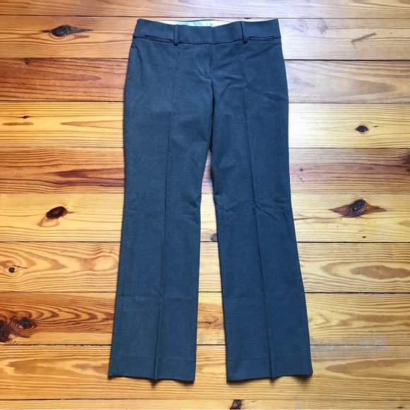 Loft Marisa Trouser Grey Flare Work Pants, EUC, 2 - Picture 2 of 13